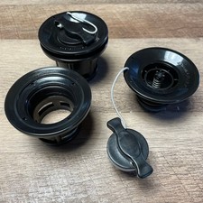 2x SeaTec 56557 Valvola Gommoni Tappi Valvola Valvola Valvola a Vite Stand Up Nero