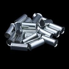 50 PK 1/0 Gauge Uninsulated Wire Ferrules Crimp Ferrules US