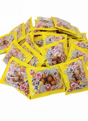 Osakaya  Suzume no Tamago  Peanut Rice Crackers Japanese Dagashi Snack 30 Bags