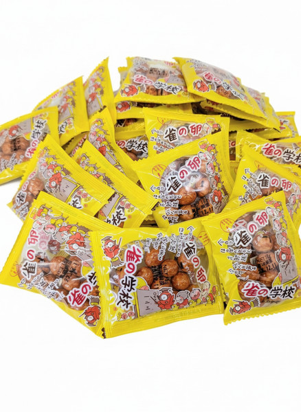Galletas de arroz con maní japonés Dagashi Osakaya “Suzume no Tamago” 30 bolsas