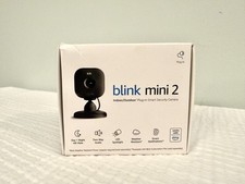 Blink Mini 2 Indoor/Outdoor Plug-In Smart Security Camera Up to 1080p HD