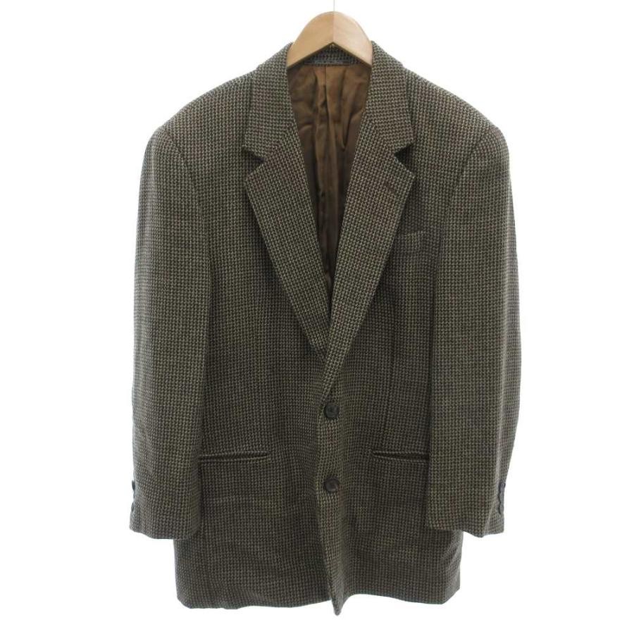 Fendi Club Tailored Jacket Brown Wool Pattern Made in Italy | eBay