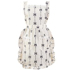 Cute Aprons Women Pockets Kitchen Cooking Grilling BBQ Chef Apron Baking Bib