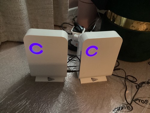 Streetwize 2 x Compact Dehumidifiers Electric LED Light Home Moisture/ Damp Etc