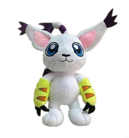 Digimon Tailmon Gatomon Adventure Plüsch Plüschtier Spielzeug Stofftier Puppe.
