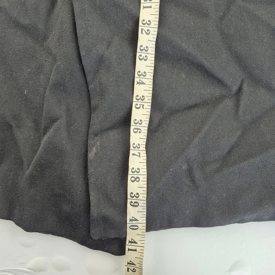 DEBENHAMS Abrigo 12 Negro Mujer Largo Mezcla de Lana Trench Smart Formal - Imagen 2 de 4