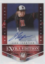 2012 Elite Extra Edition Aspirations Die-Cut Signatures Jake Thompson Auto 8a6
