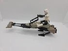 Vintage Star Wars Speeder Bike With Speed Flaps 100% COMPLETE With Biker Scout