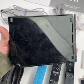 Nintendo Wii Black Console RVL-001 Bundle W/ lots of Accessories & Game Tested