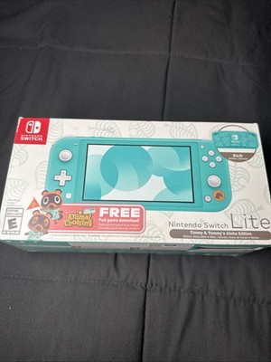 NEW Nintendo Switch Lite Timmy & Tommy s Aloha Edition Animal Crossing