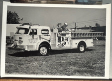 Dixmoor IL 1973 American La France pumper Fire Apparatus Print A66