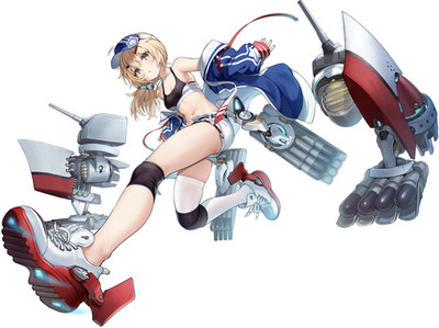 Maury Kai Azur Lane Weatherproof Anime Sticker 6'' Car Decal