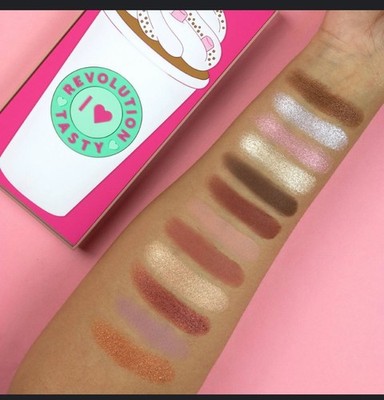 MAKEUP REVOLUTION I Heart Revolution COFFEE Eyeshadow Palette AUTHENTIC 