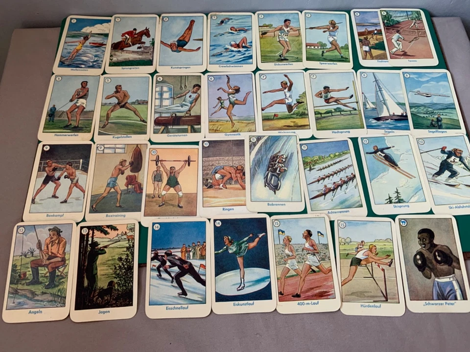 Peter negro. Juego de cartas deportivas Homann. Publicado por Spielberg. (c. 1952), Berlín, Foto 4 de 4