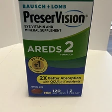 Bausch + Lomb PreserVision AREDS 2 120 Ct.