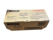 Genuine Kyocera TK-312 Black Toner Kit 1T02F80US0 for FS-2000D OEM