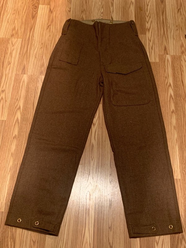 Reproduction WWII British 37 Pattern Trousers (Kay Canvas)