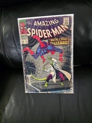 Marvel Comics The Amazing Spider-Man #44 Silver Age 1967 Spidey vs. Lizard
