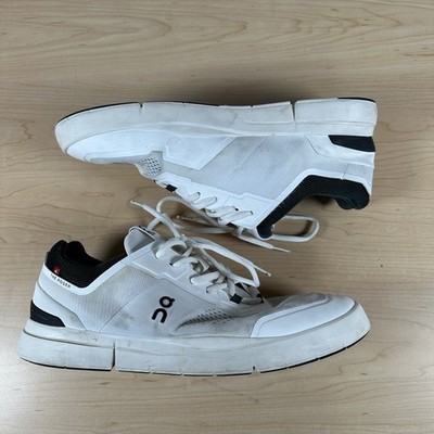 On Cloud The Roger Spin White Green  Athletic Comfort Men 12 Needs Cleaning