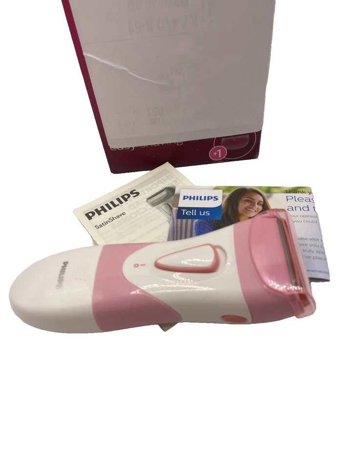 Philips Satinshave Essential Afeitadora eléctrica en seco y húmedo para piernas para mujer Foto 4 de 4