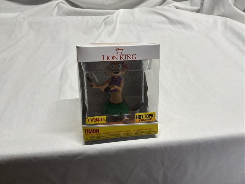 2019 Funko Disney The Lion King Wobble Timon Figure - Hot Topic Exclusive