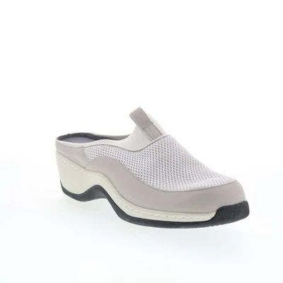 SoftWalk Aberdeen sabot pour femmes en cuir gris - Photo 1/4