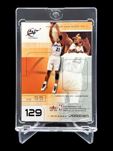 2002/03 Fleer Hot Shots MICHAEL JORDAN “GIVE & GO” SP INSERT HUGHES SP INSERT