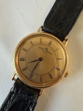 Baume & Mercier 18K Gold Vintage Watch – Swiss Dress Watch