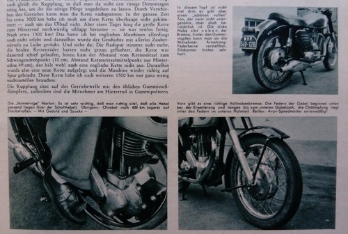 Das Motorrad 15/1956 Test Norton M 50, GP Belgien in Spa Francorchamps - Bild 4 von 5