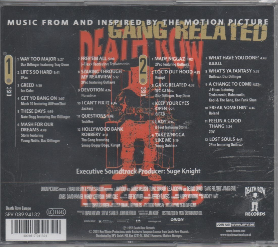Wild Wild West Gang Related The Soundtrack Dig.Rem. NEU 2CDs RAR