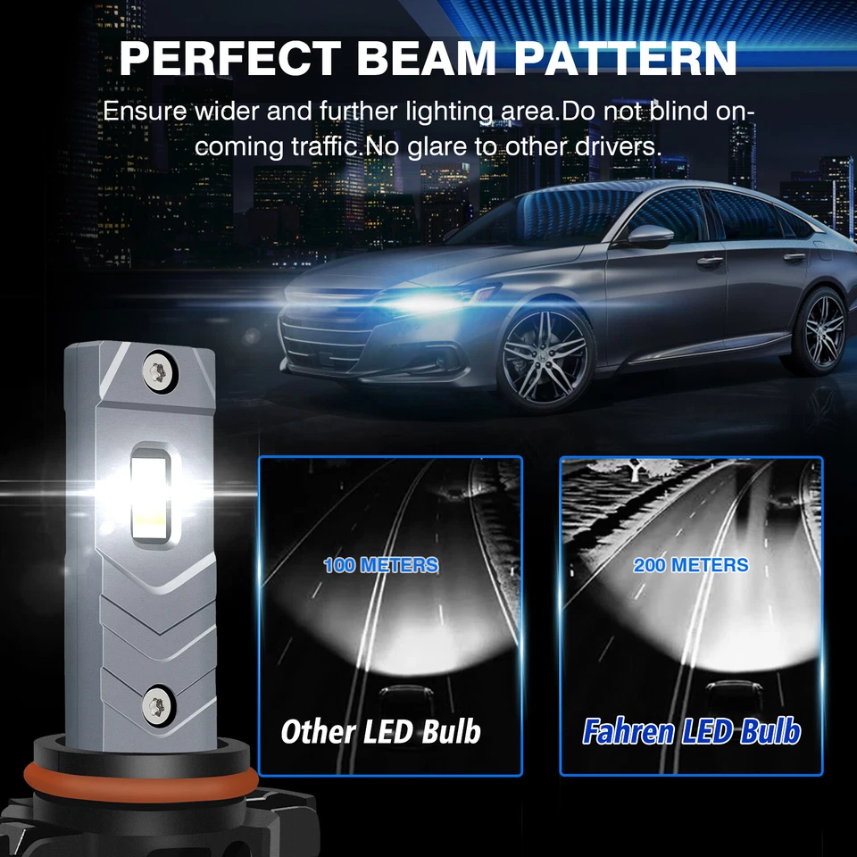 9005 H11 5202 LED Headlights Fog Light fit Chevrolet Silverado 1500 2500 3500 HD - Imagem 3 de 4