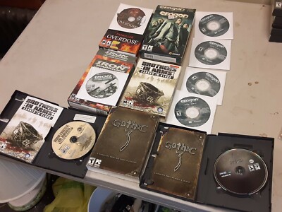 LOT 5 PC DVD ROM GAMES Gothic 3  ERAGON BROTHERS IN ARMS PAINKILLER IRON WARRIOR