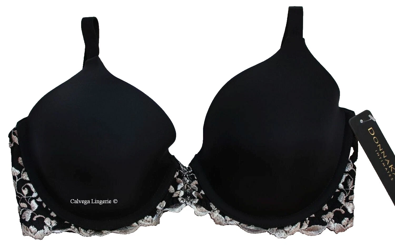 Brasieres y sólido negro Donna Karan Bra Sets para Mujeres