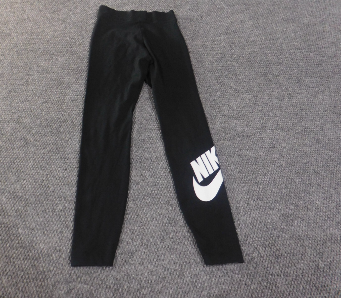 leggings nike donna xs nero logo dri fit swoosh elasticizzato corsa stampa yoga