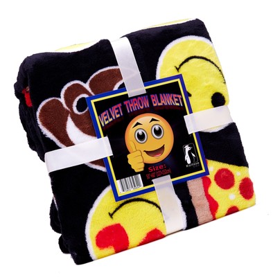 Emoji Fleece Blanket – LabelDaddy