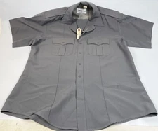 Flying Cross The Command Shirt Gray Polyester Security Uniform YOU CHOOSE SIZE