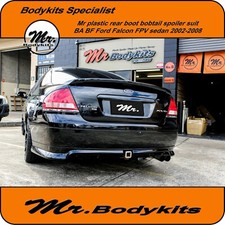 Plastic Rear Boot Bobtail Spoiler Wing For Ford Falcon FPV BA BF 2002-2008