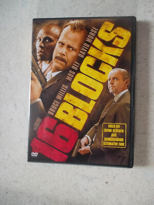 16 Blocks (2006 DVD) Action Thriller Bruce Willis Mos Def David Morse Topfilm