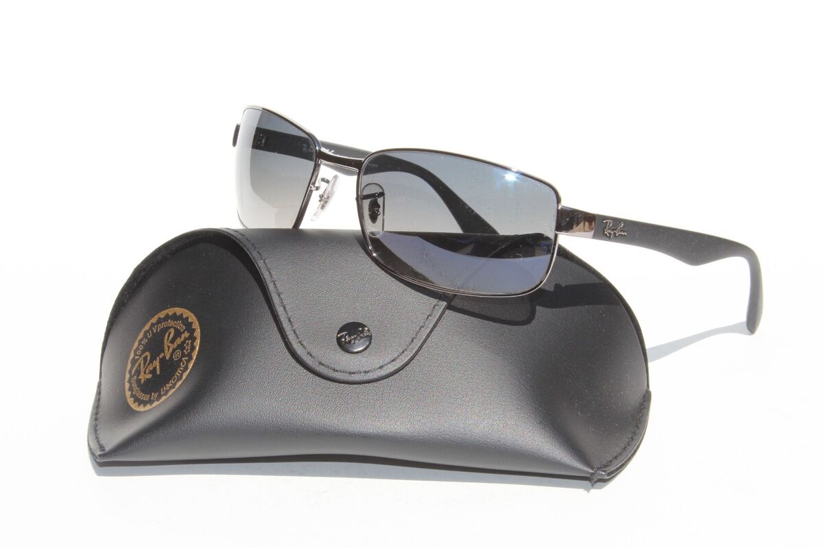 RAY-BAN RB3478 POLARIZED Sunglasses Silver/Blue Gradient 004 RAY-BAN RB3478 POLARIZED Sunglasses Silver/Blue Gradient 004