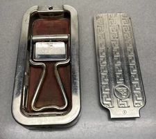 Vintage Rolls Razor Set  with Case & Built-In Strop Made in England Pat 1927