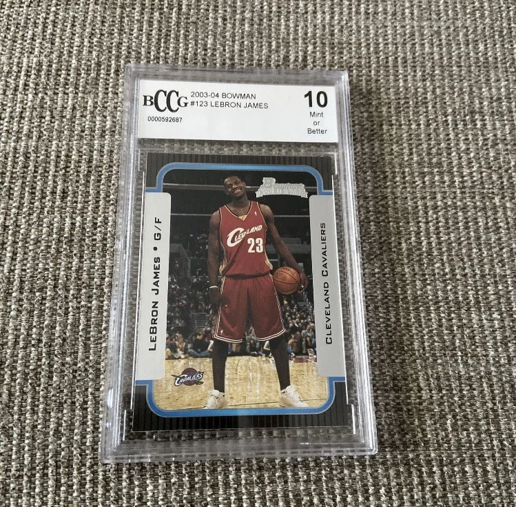 Bowman LeBron James 10 Graded Basketball Sports Trading Cards