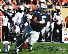 Derrick Brown Signed Auburn Tigers 8x10 Photo JSA