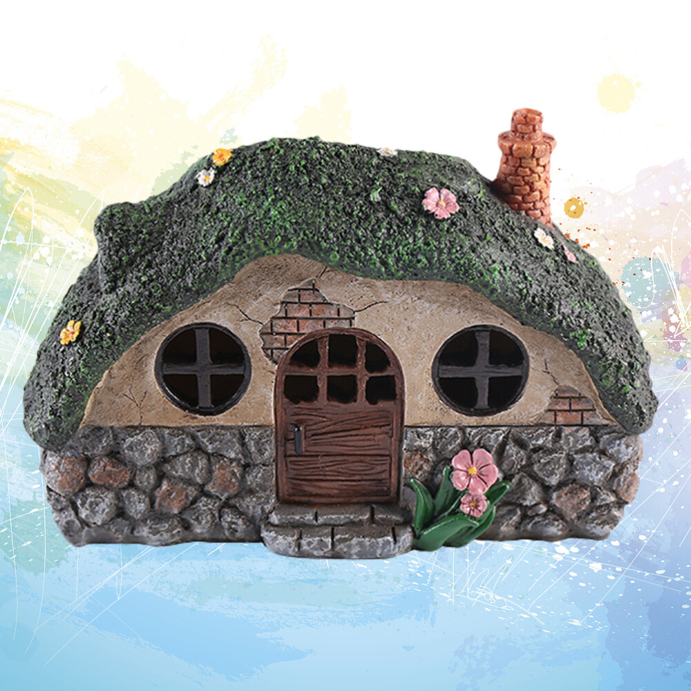 1pc LED Lampe Solar Landschaft Lampen Dorf Lichter