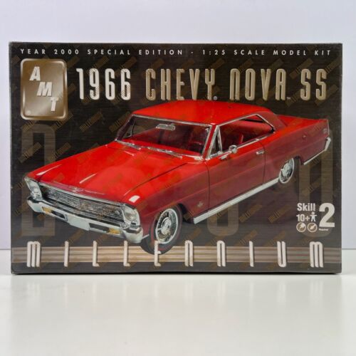 AMT 30296 1966 Chevy Nova SS Millennium 1:25 Skill 2 Modellbausatz - Bild 1 von 1