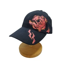 vintage 1990s new drew pearson marketing adjustable chinese dragon cap/hat