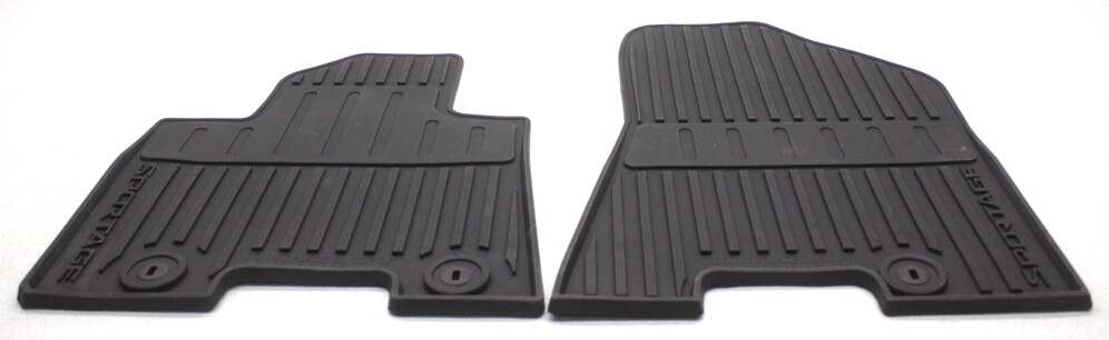 Lloyd Mats Black Rubber All-Weather Floor Mats For Freightliner Cascadia 2008-2017 (2-Piece Front Set) - View #2