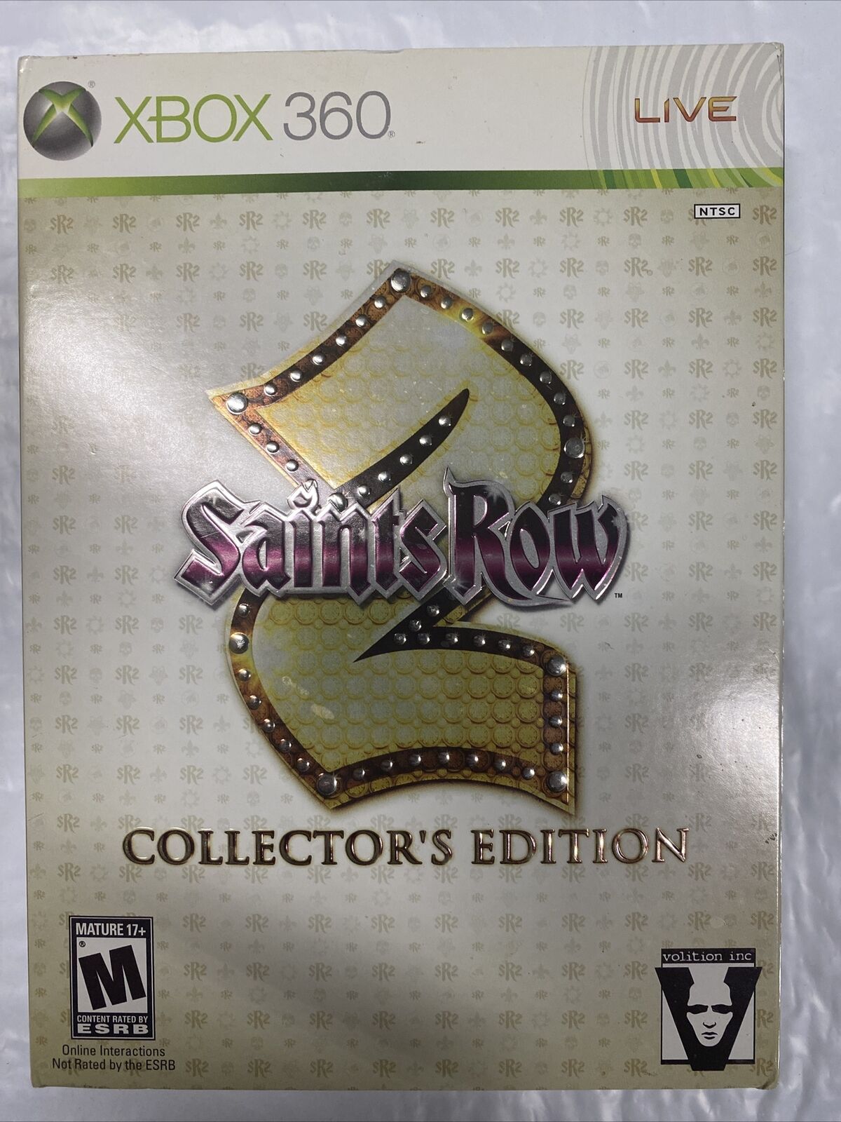 2008 SAINTS ROW 2 Xbox 360 PS3 Video Game = Official Promo Art Print AD /  POSTER