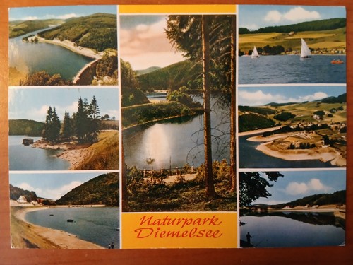 Postkarte 2314 gelaufen, Diemelsee, Sammlung, Ansichtskarte