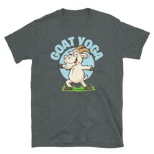 Baaamaste Meditation Namaste Relaxation Goat Yoga Short-Sleeve Unisex T-Shirt