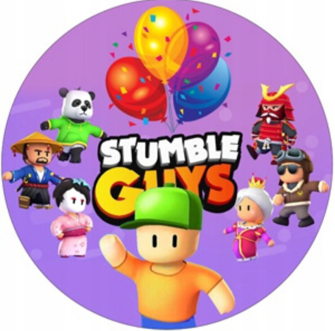 Jogo de fondant Stumble Guys Cake Picture